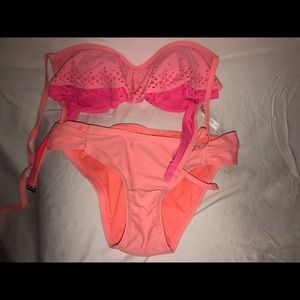 Pink and Orange Bikini